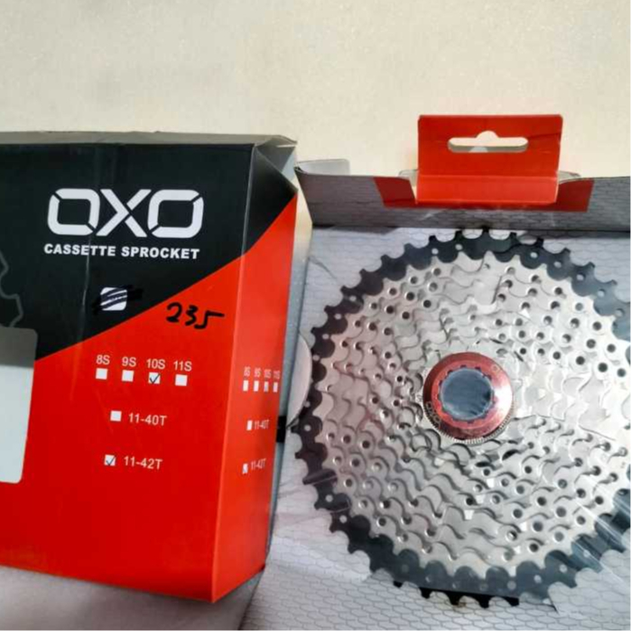 Sprocket Gear Belakang Sepeda MTB Seli Sepeda Lipat Oxo 10 Speed 11 - 42T Gir Belakang