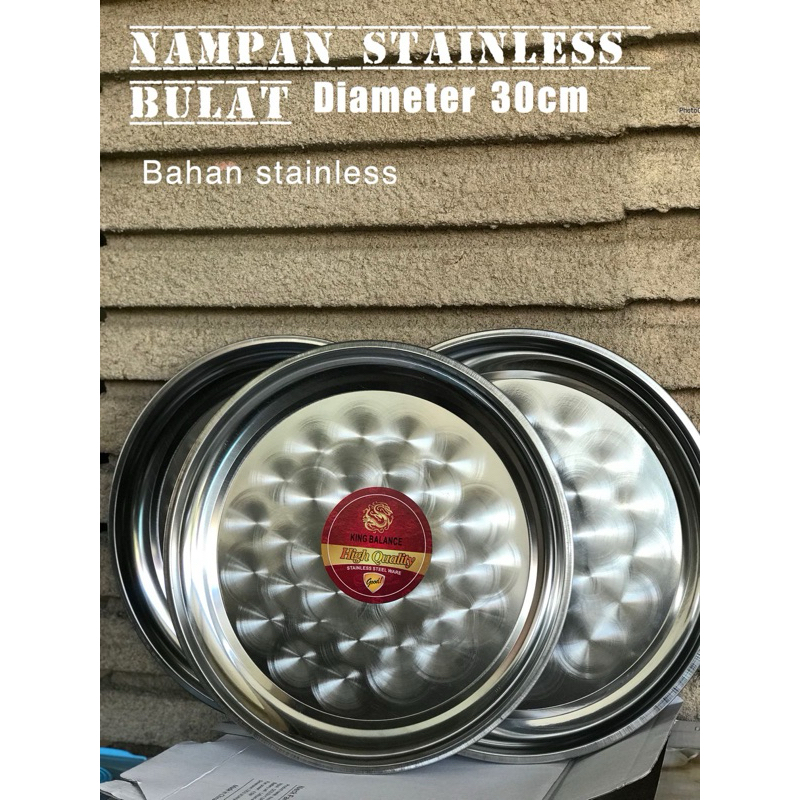 nampan stainless ukuran besar