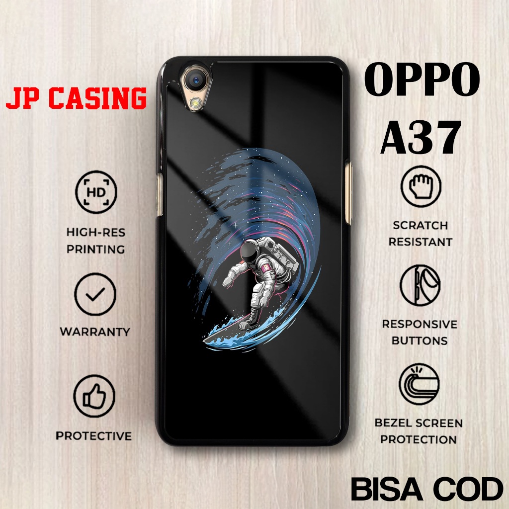 Case Oppo A37 Terbaru - Oppo A37 - Motif Astronot Baru Cute - Hardcase Premium Glossy - Softcase Hp 