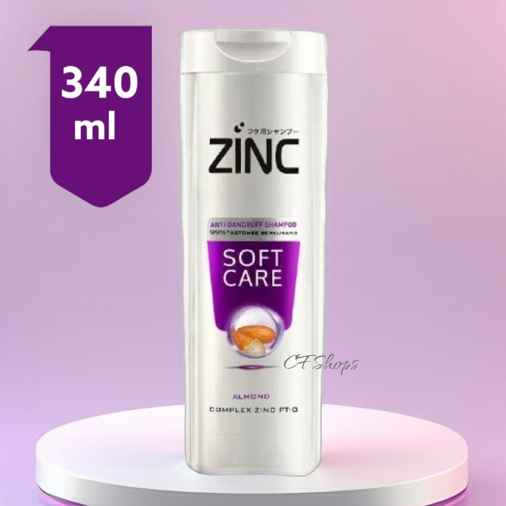 ZINC Shampoo Soft Care Botol - 340ml