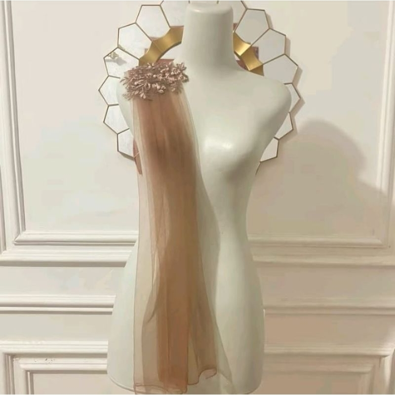 Selendang Kebaya Tille Polos / Selendang Pundak