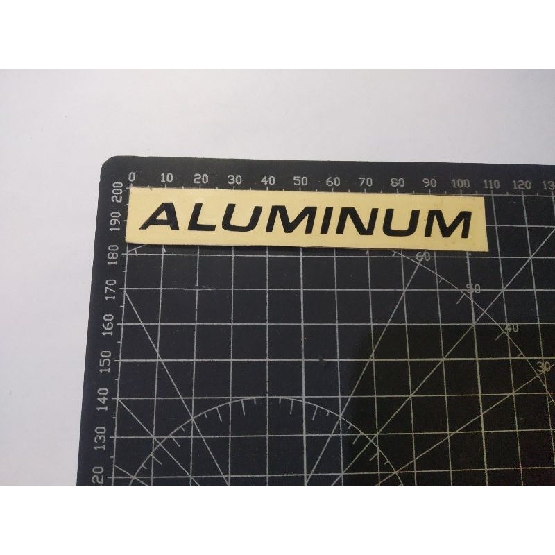 

cutting stiker aluminum