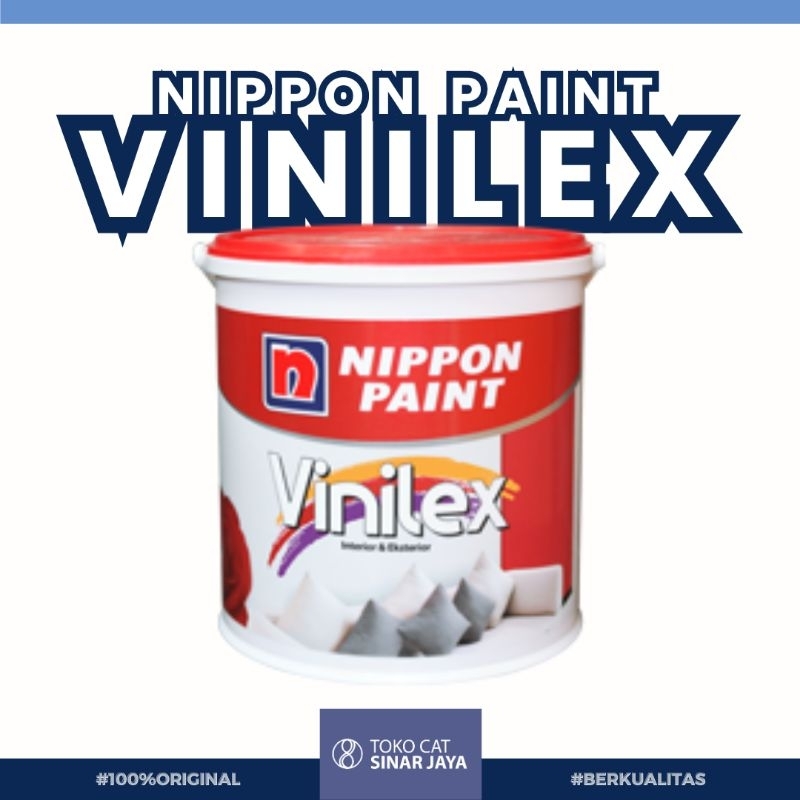 Cat Tembok Vinilex 5kg / NIPPON paint vinilex kembang 5kg