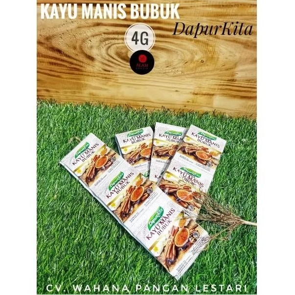 

1 renteng Dapurkita Kayu Manis Bubuk 4gr, 1 renteng isi 12 pcs