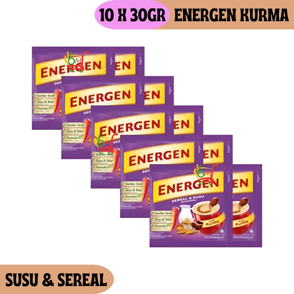 

Energen Kurma Renceng Sereal & Susu Bersinergi