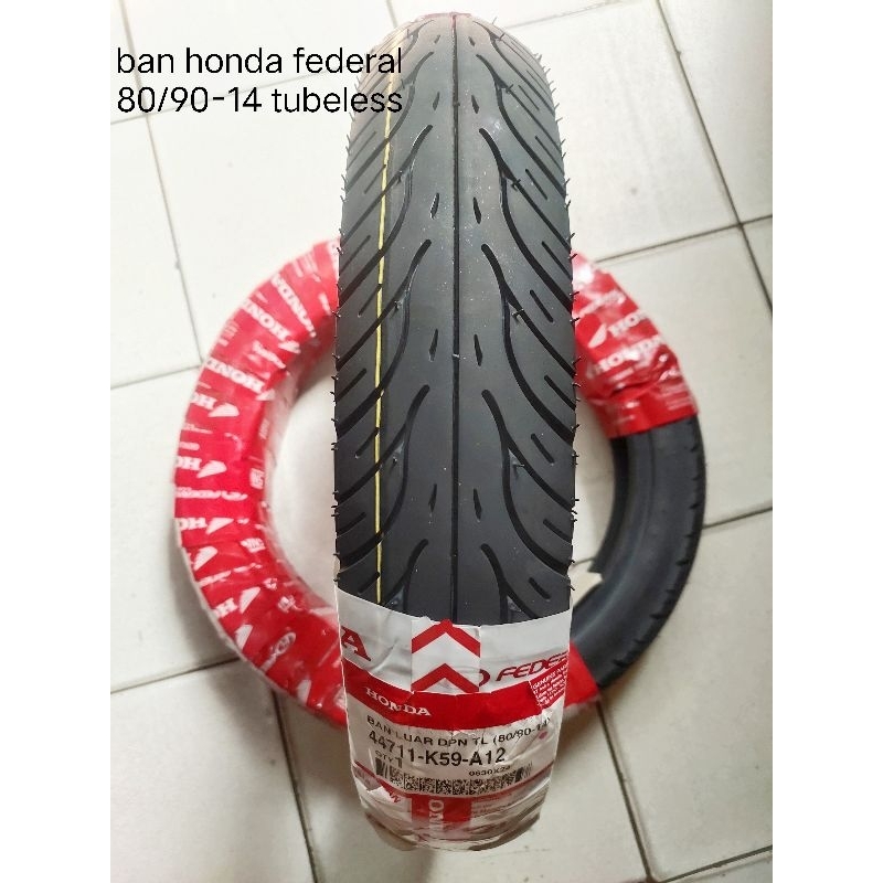 BAN RING 14 ,80/90-14 TUBELESS FEDERAL 80/90-14 TUBELESS