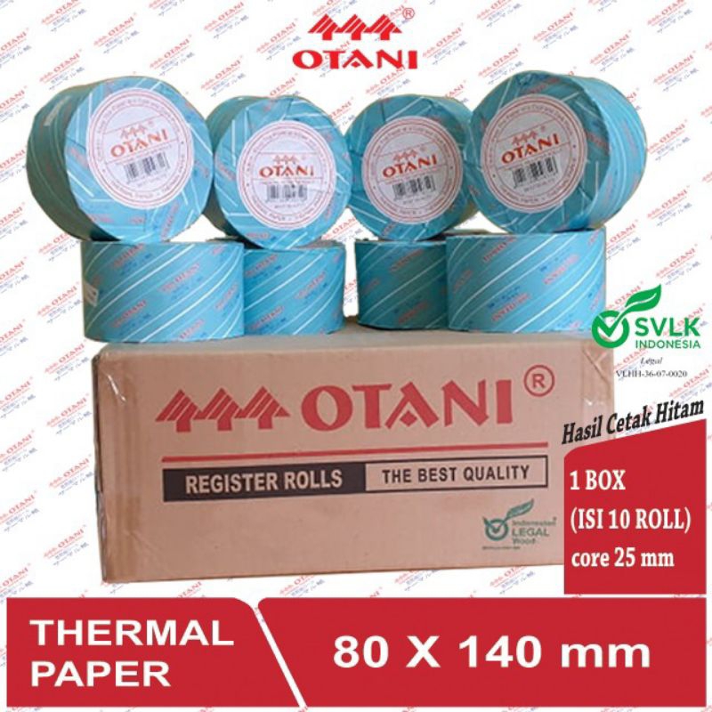 

Thermal Paper Otani 80x140 mm