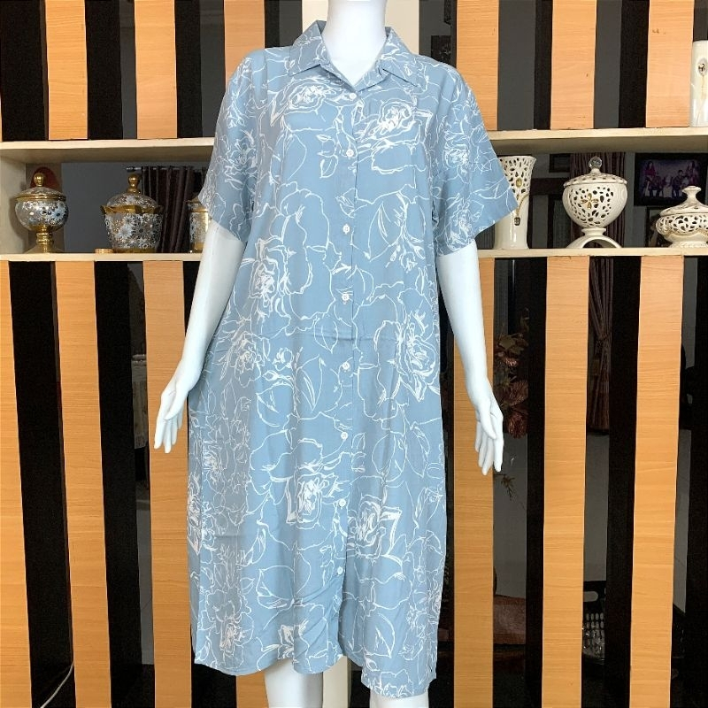 Daster Kancing Full/ Daster Remaja Kekinian/Daster Nagita Cantik Adem Terbaru/Homedress by nara