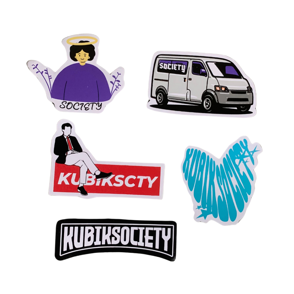 

Stiker Pack Kubik Society