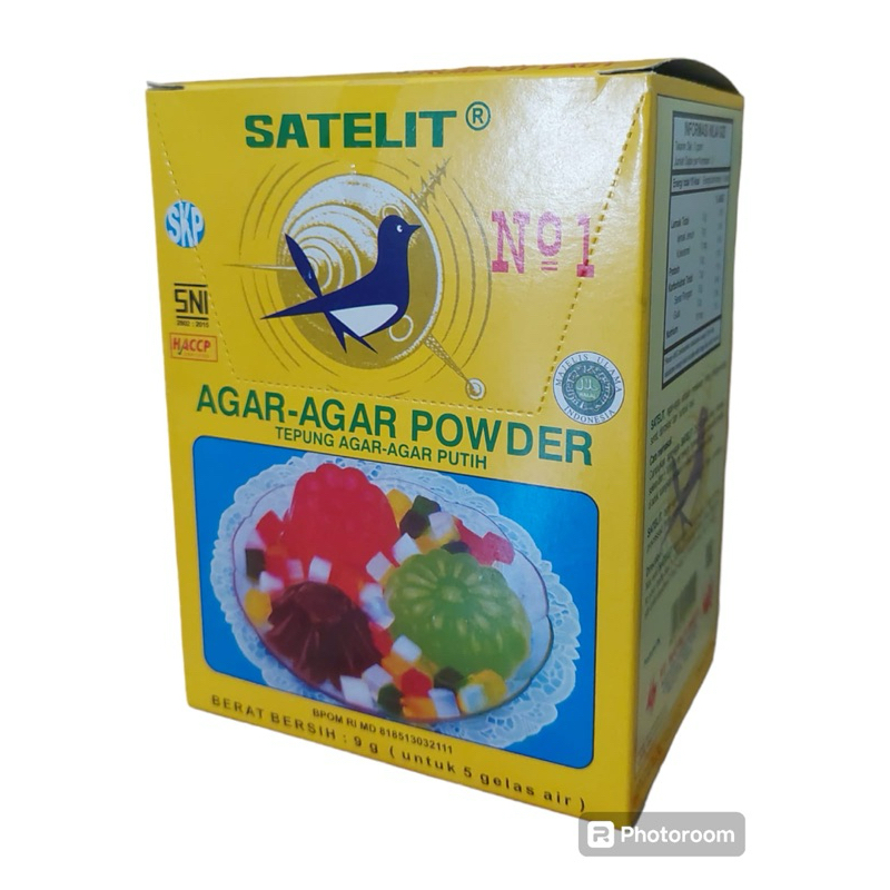 

1 KTK Agar-agar Satelit 9 gram / Agar-Agar Powder Instant High Quality