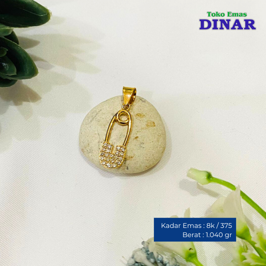 LIONTIN PENITI BT AD MODEL SLP - EMAS MUDA - KADAR 8K/375