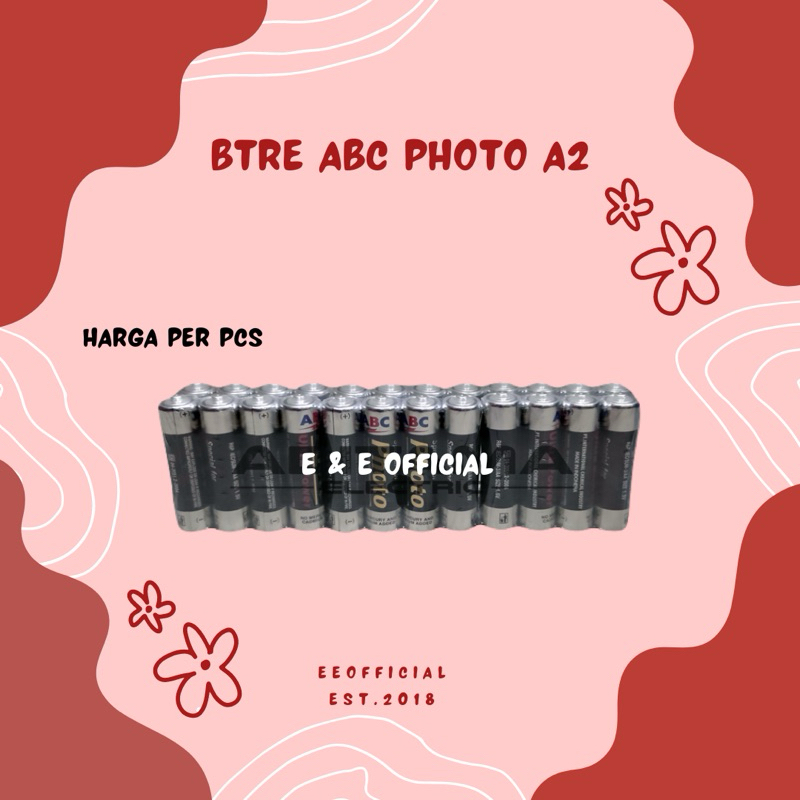 BATU BATRE ABC PHOTO A2 / BATU BATERAI AA / BATRE JAM / BATU BATRE ABC HITAM