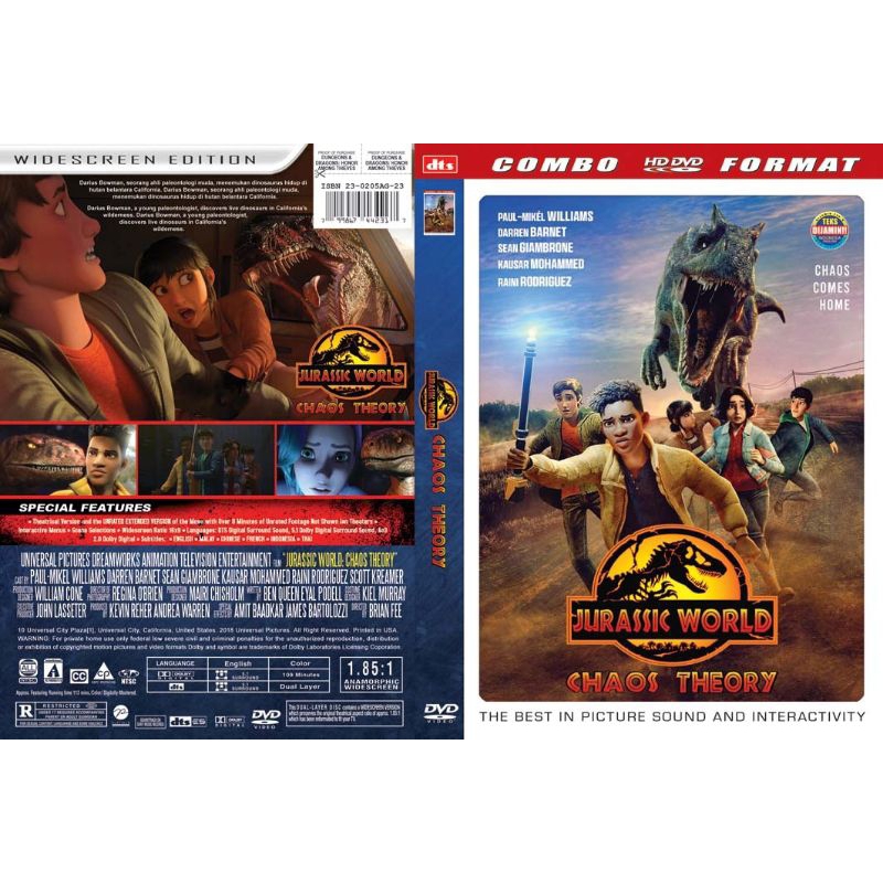 Kaset Film Animasi Jurassic World Chaos Theory