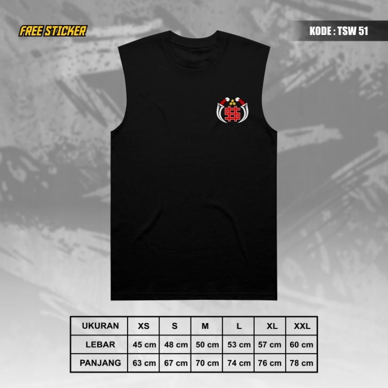 Kaos Singlet Tanktop PSHW STK Winongo TSH 51