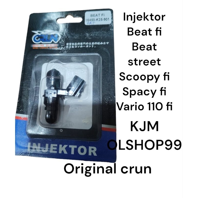 INJEKTOR HONDA BEAT FI BEAT STREET BEAT ESP ORIGINAL CRUN