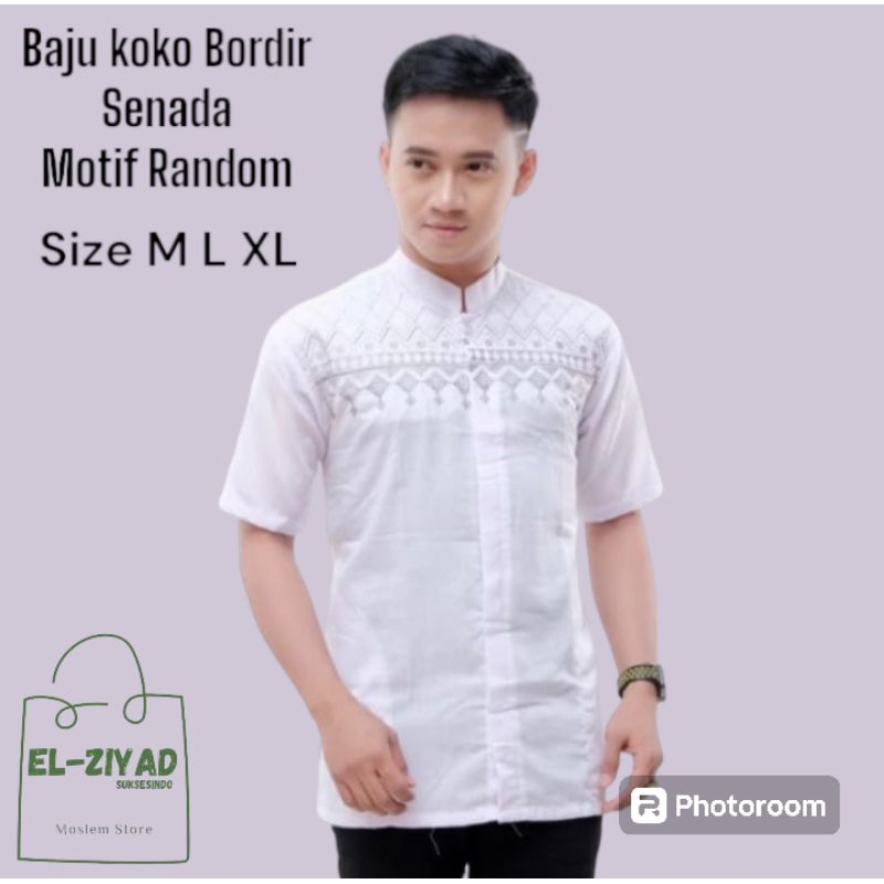 Kenko Kasual Kemeja Khoko Priya Modern Baju Koko Terbaru Murah Bju Koko Laki Laki Remaja Atasan Pria
