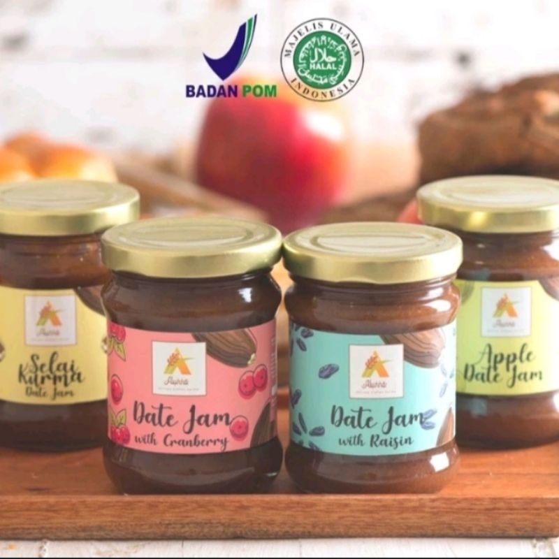 

Alunna Date Jam/ Selai Kurma 200gr | MPASI | 4 Varian Rasa