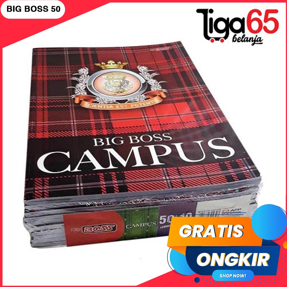 

KODE B68T 365 Buku Big Boss 5 1PCSPAK CAMPUS ukuran BOXY