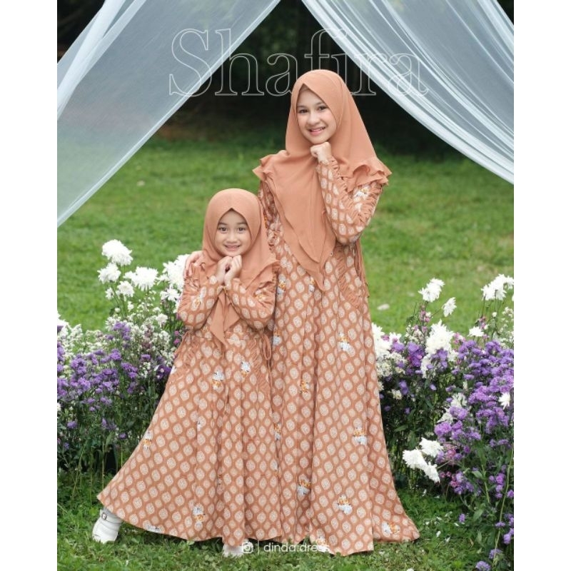 DINDA SHAFIRA KIDS DRESS ONLY - BAJU ANAK COUPLE SARIMBIT MOM N KIDS - DRESS ANAK  - SARIMBIT - HAMP