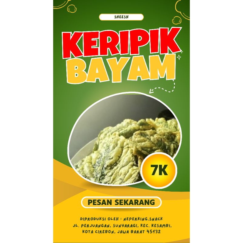 

KERIPIK BAYAM 100G