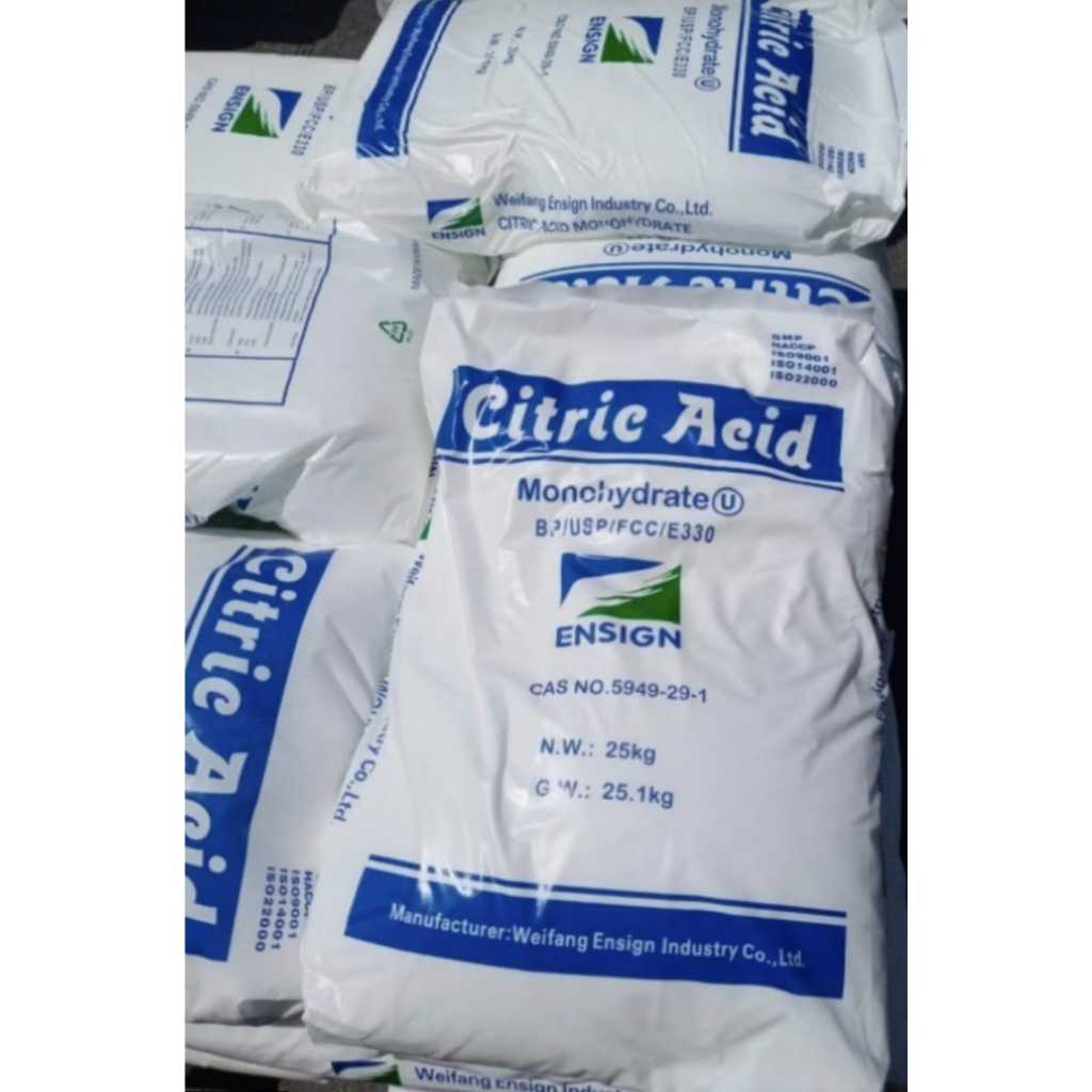 

Citric Acid Monohydrate Food Grade | Asam Sitrat | Citrun 1 SAK 25 KG RRC Weifang