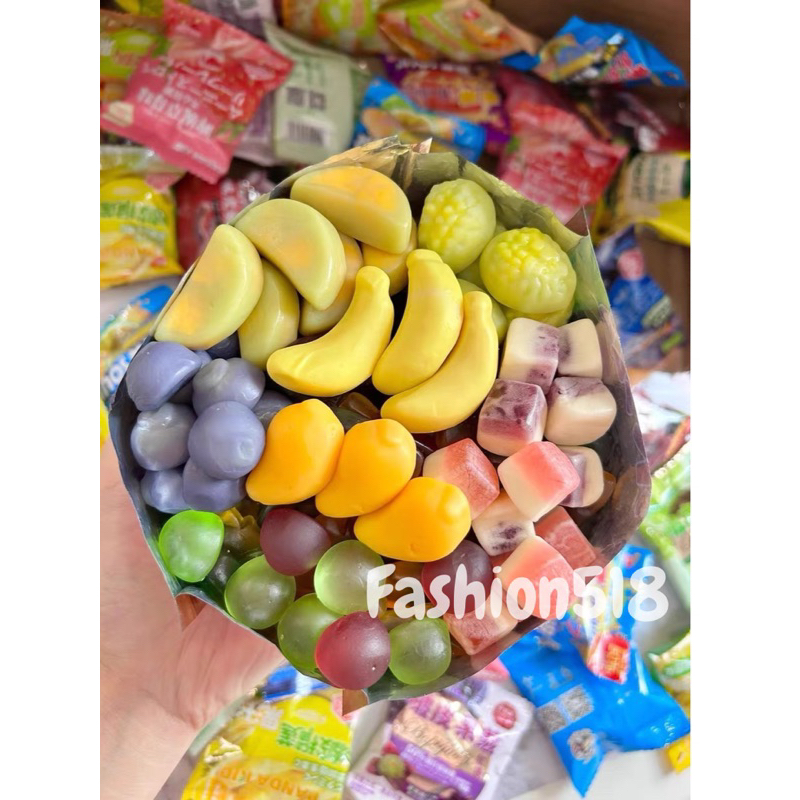 

RB (Hemat)PAKET BUNDLING CANDY JELLY KUPAS 2 RASA/Lianggui Candy Jelly Lunak