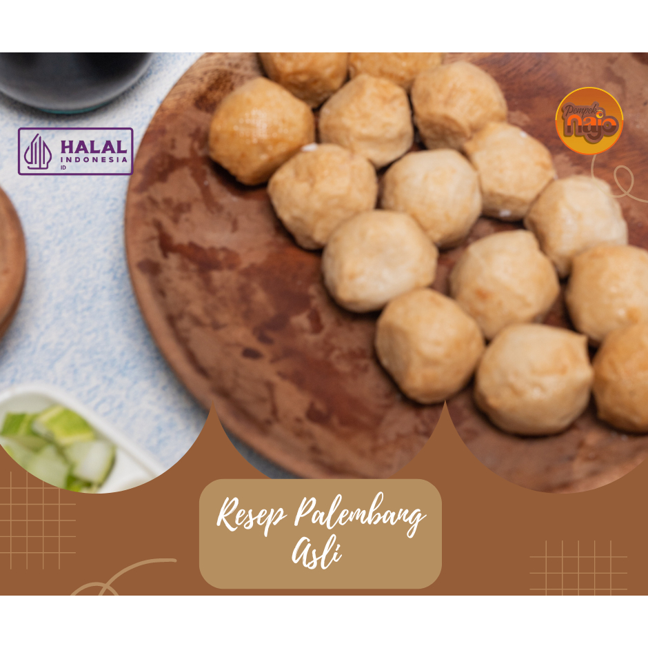 

Pempek Najo Resep Palembang Asli Pempek Adaan Frozen 15 pcs Cuko 100ml