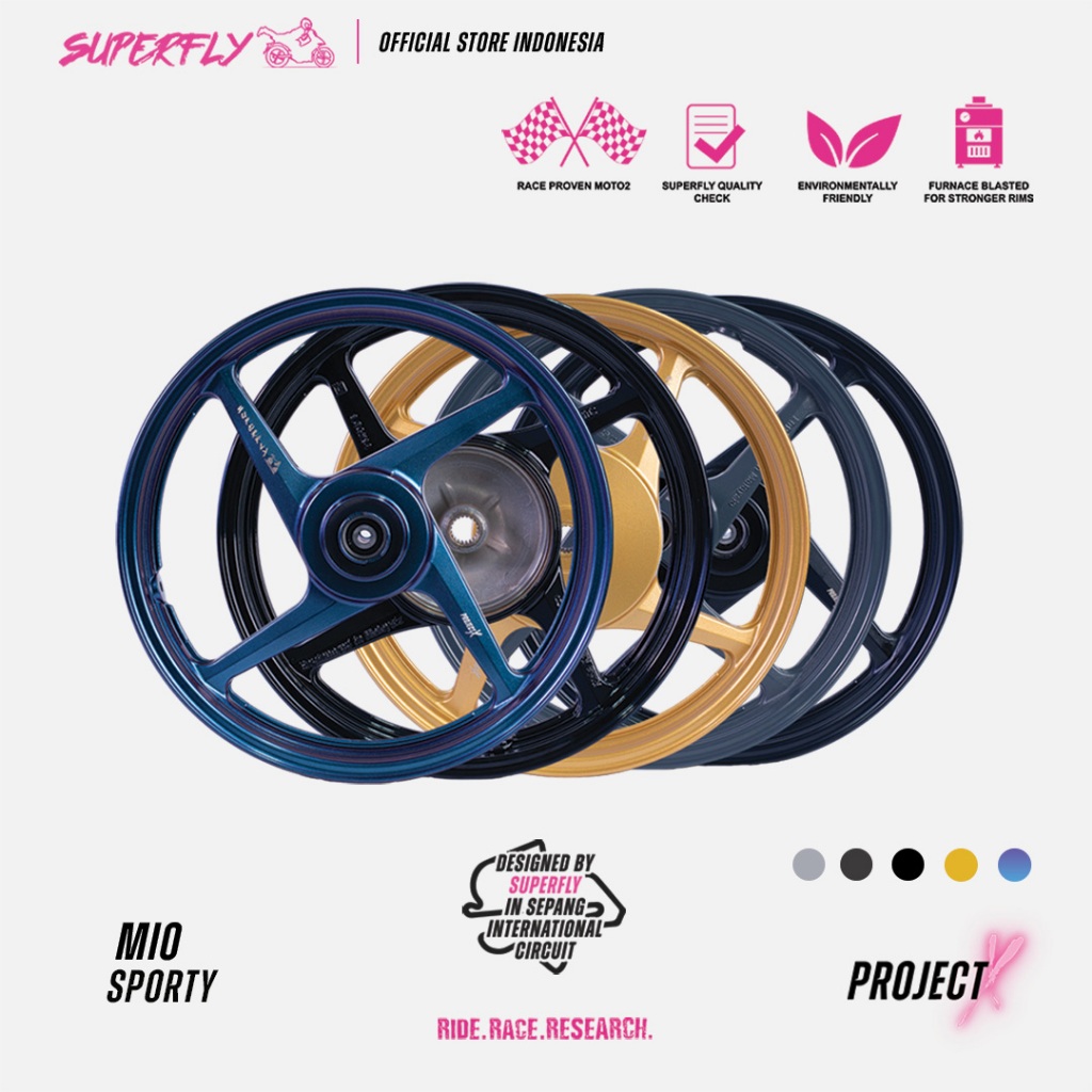 VELG MIO SPORTY SUPERFLY PROJECT X