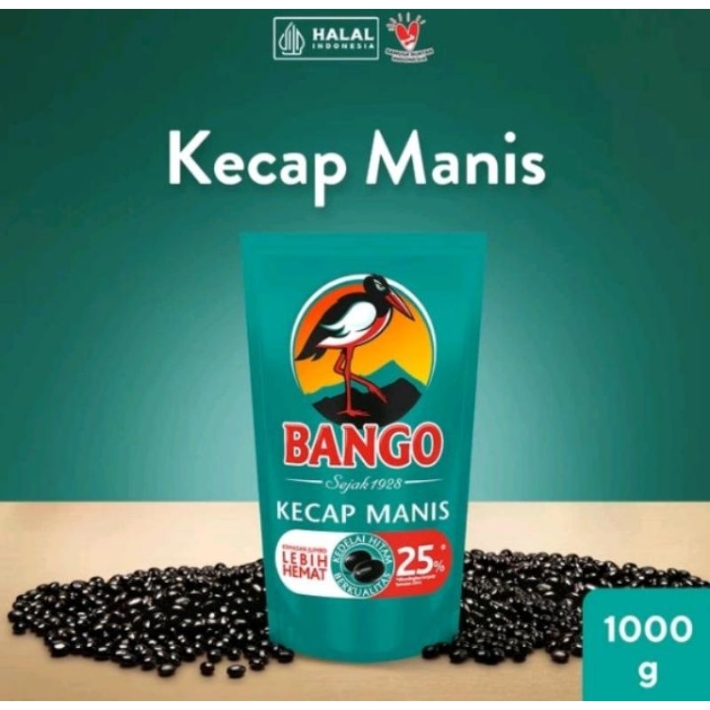 

BANGO Kecap Manis Reffil 720 GRAM (520ML) / 1000 GRAM (735ML)