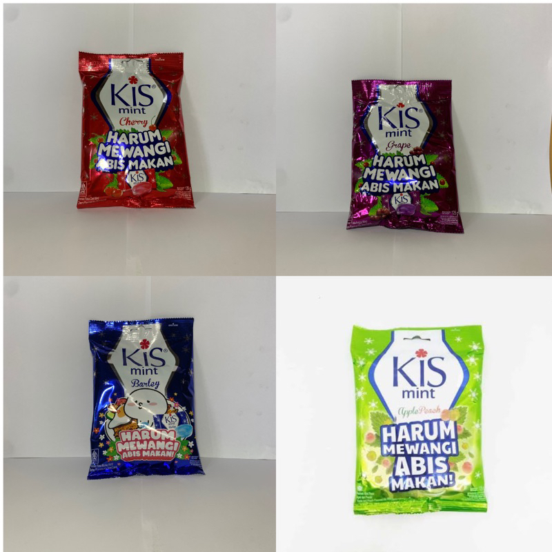 

Permen kis mint 50 pcs x 25 gr (125 gr) Cherry, Grape, Barley, Aple peach