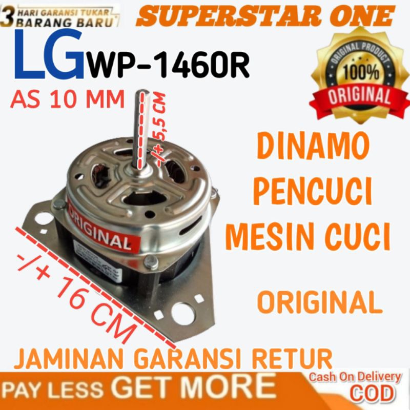 Dinamo Wash/Pencuci Mesin Cuci LG WP-1460R