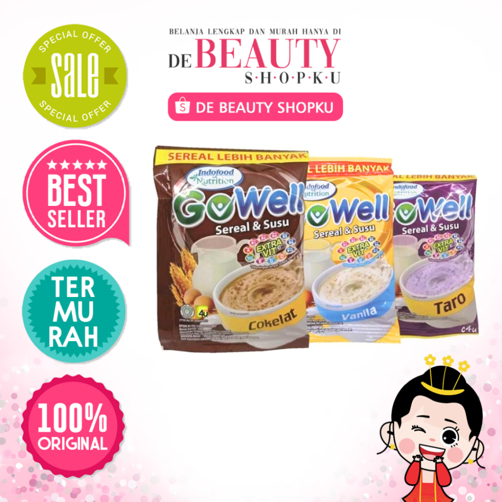 

Gowell Sereal & Susu Bag 29gr × 5 Sachet