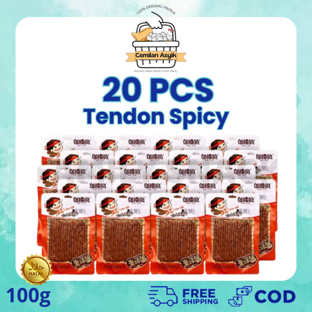 

Latiao - [20 pcs][HALAL] Wulama Gluten Latiao Snack a Vegetarian Food | Wulama Gluten Chinese Snack Kembang Tahu