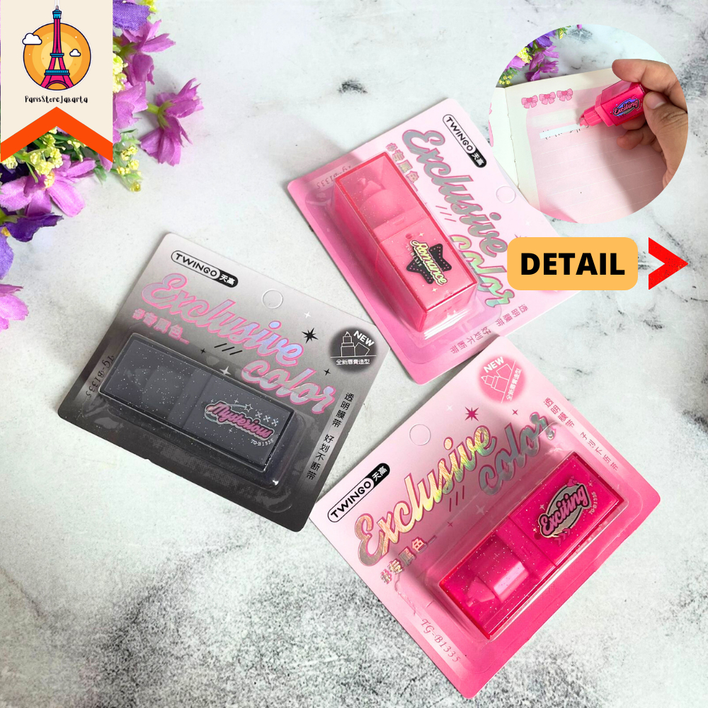 

Correction Tape Bentuk Kotak Karakter Barbie TG-B1335 Tipex Kertas Tip Ex Unik Penghapus Fancy Best Gift Stationery For School Alat Tulis Kantor Sekolah