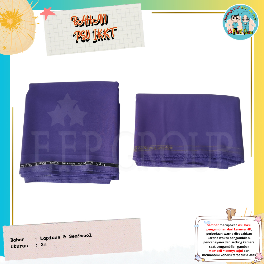 BAHAN PSU IKKT LAPIDUS / SEMIWOOL