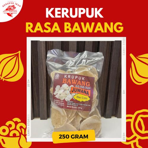 

Kerupuk Rasa Bawang Mentah "Ibu Umi" Khas Juwana Pati 250gram