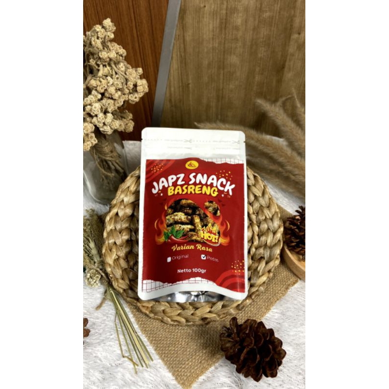 

Basreng Pedas l Cemilan Pedas Japz Snack