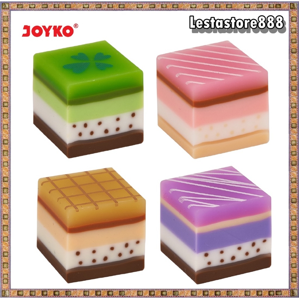

PENGHAPUS PENSIL JOYKO ER-117 BENTUK KUE B020
