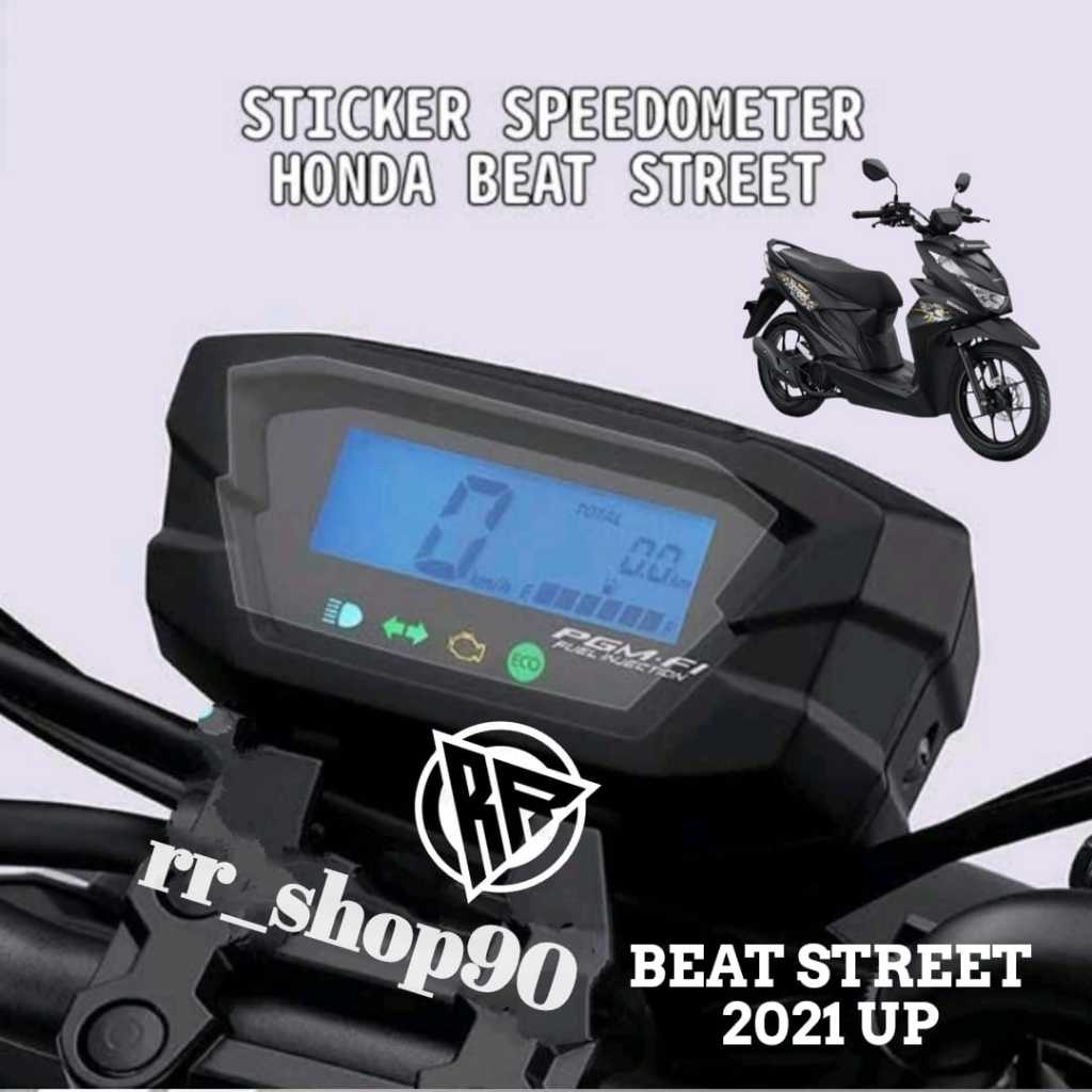 Stiker Speedometer Antigores Pelindung Speedometer Motor Beat Street 2021 UP
