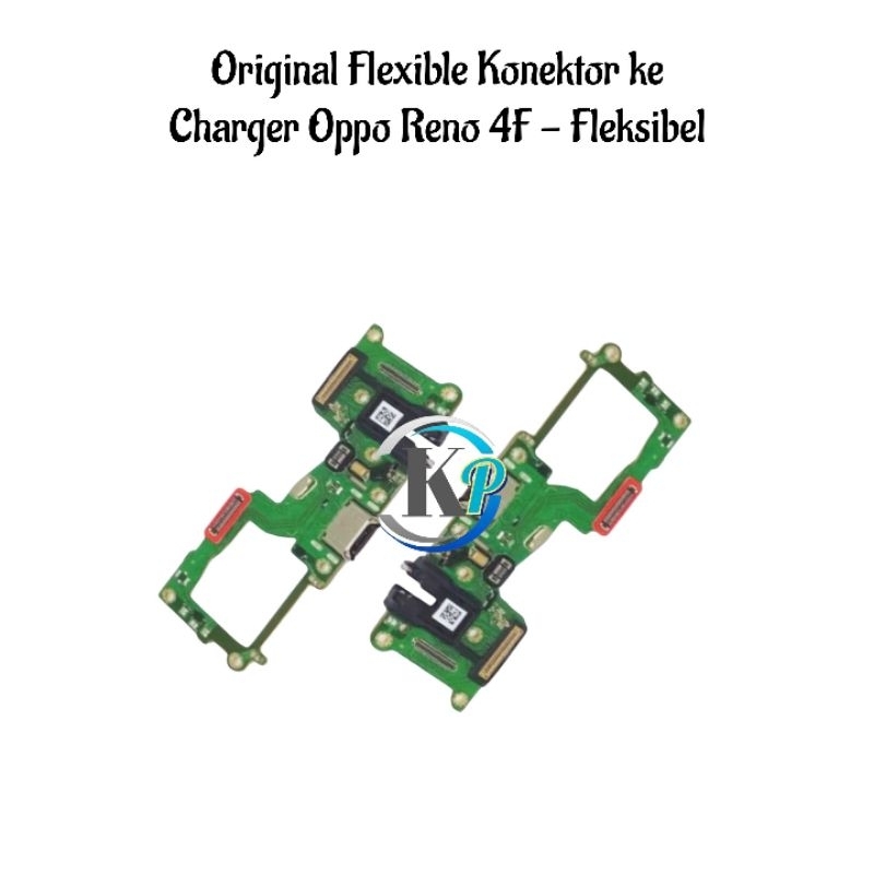 FLEXIBLE OPPO RENO 4F CONECTOR CAS + MIC