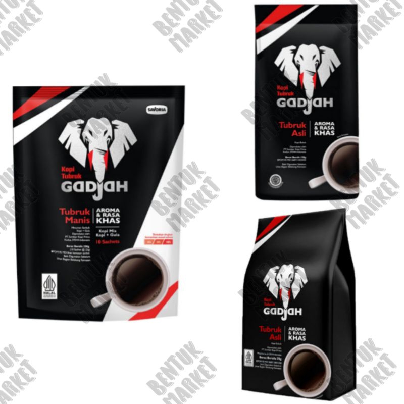 

KOPI GADJAH TUBRUK ASLI INSTAN 70gr 150gr / KOPI GADJAH TUBRUK MANIS 10x23gr / Kopi bubuk / Kopi Instan