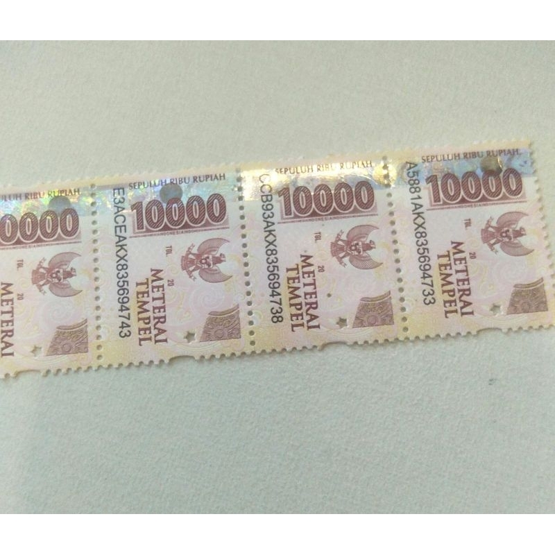 

Materai tempel 10.000