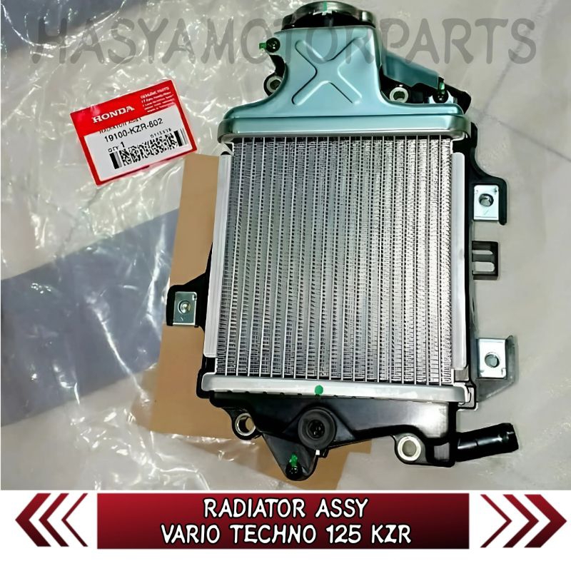 Radiator Assy Vario Techno 125 Old Lama Original Honda 19100-KZR-602