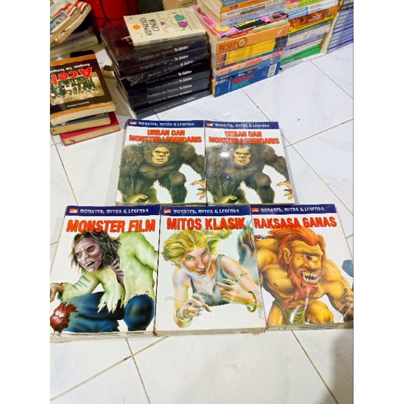 ( PROMO BUKU MURAH ORIGINAL ) BUKU HOROR / MISTERI / MONSTER FILM / URBAN DAN MONSTER LEGENDARIS / M