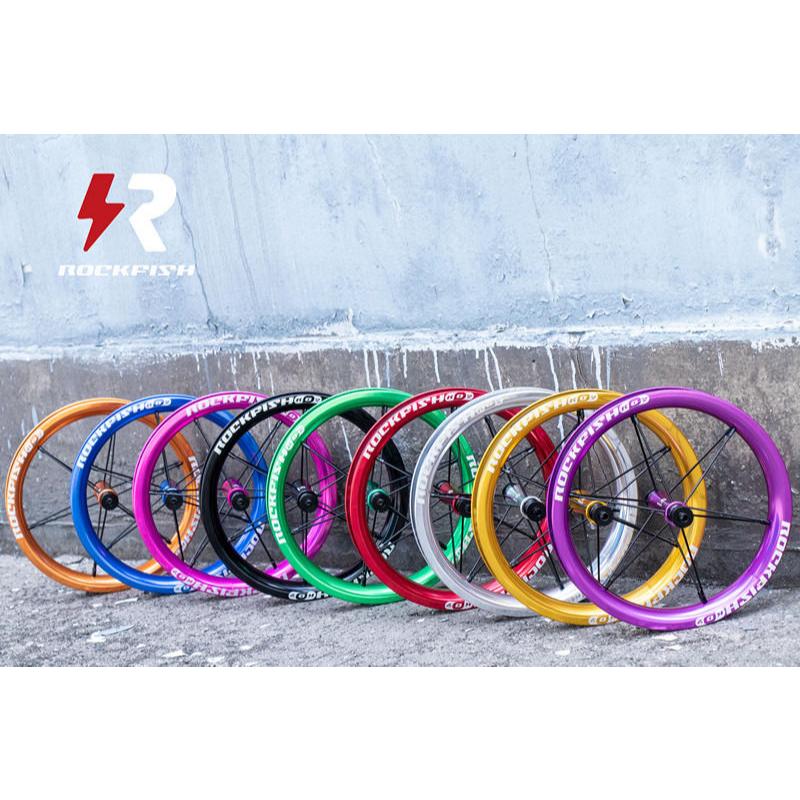 Wheelset Rockfish Velg Pushbike Balance Bike Alloy Race Upgrade Loncer