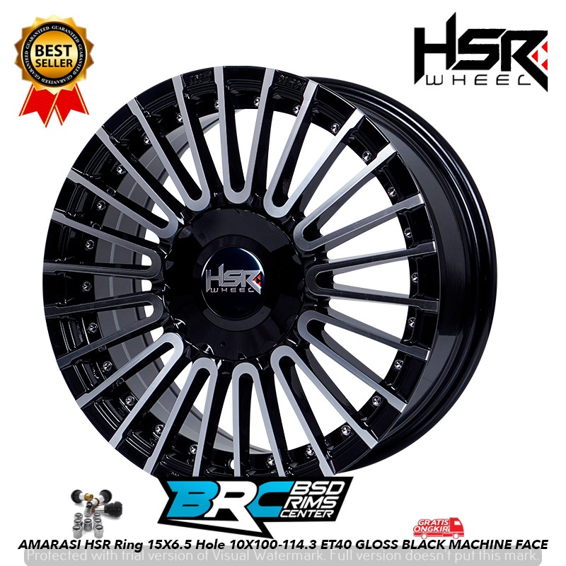 VELG HSR AMARASI RING15 BUAT MOBIL Subaru BRZ Forester Luxio Taruna Taruna Oxxy Terios