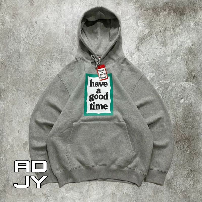 HOODIE HAVE A GOOD TIME HAGT GREEN LOGO | JAKET PRIA WANITA TERBARU KEKINIAN | JUMPER SKATE IMPORT B