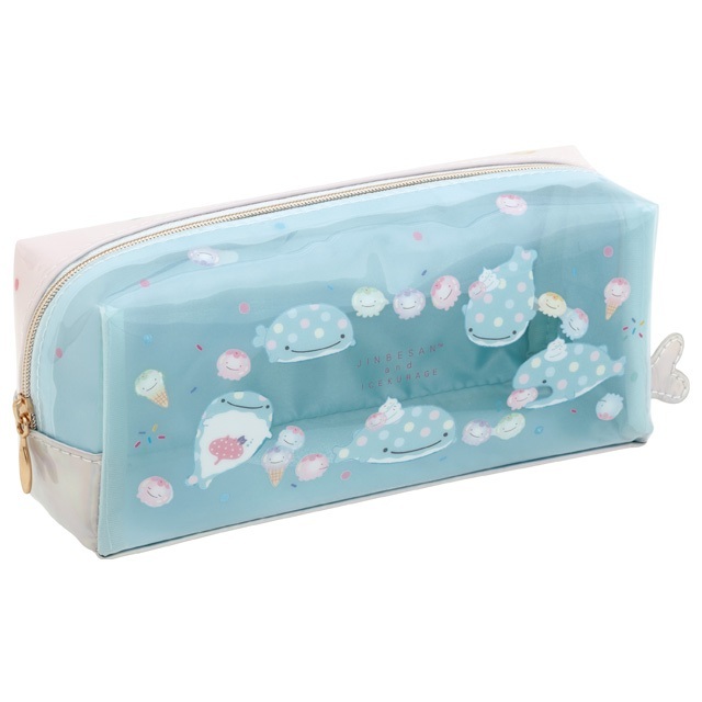 

Pencil Case San-X Jinbesan Icekurage Kotak Pensil Semi Transparent Storage Pouch Limited Edition