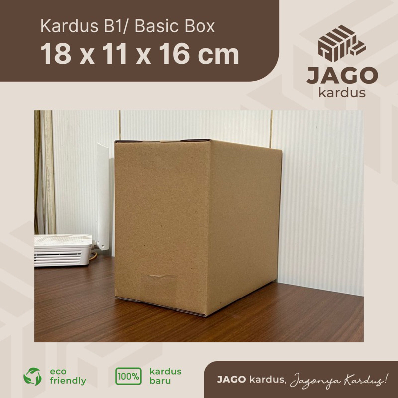 

Kardus Box Baru Polos Uk 18x11x16 cm