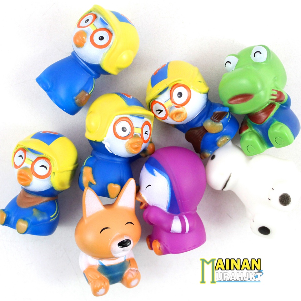 Produk FIGUREANS MAINAN ANAK MURAH ACTION FIGURE PORORO DKK FIGURE 1 SET ISI 8PCS THE LITTLE PENGUIN